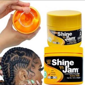 Shine 'n Jam Conditioning Gel Extra Hold for Braids, Twists, and Frizz Control