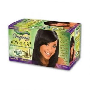Africa's Best Organic Olive Oil Relaxer Kit – Extra Strength Hair Straightening System